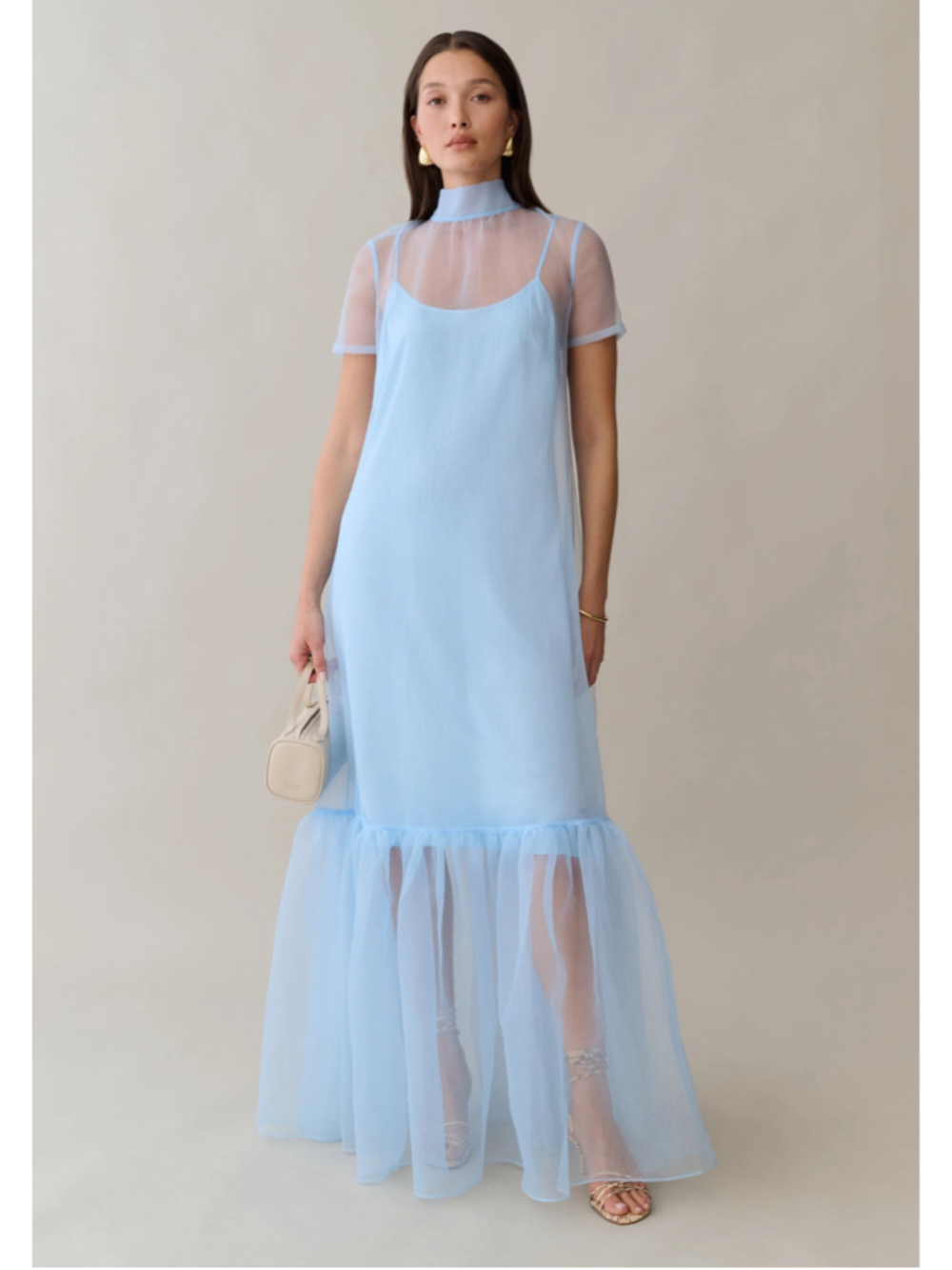 Women's Caara Blue Maxi Dress Size S